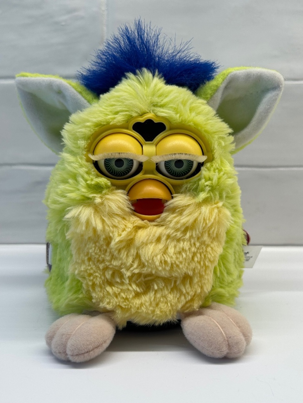 Vintage 1998 Tiger Electronics Kiwi Furby Model 70-800 Tested Working Read (D2)